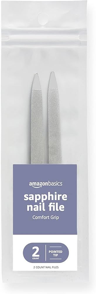 Amazon Basics Sapphire Nail File, 2-Pack | Amazon (US)