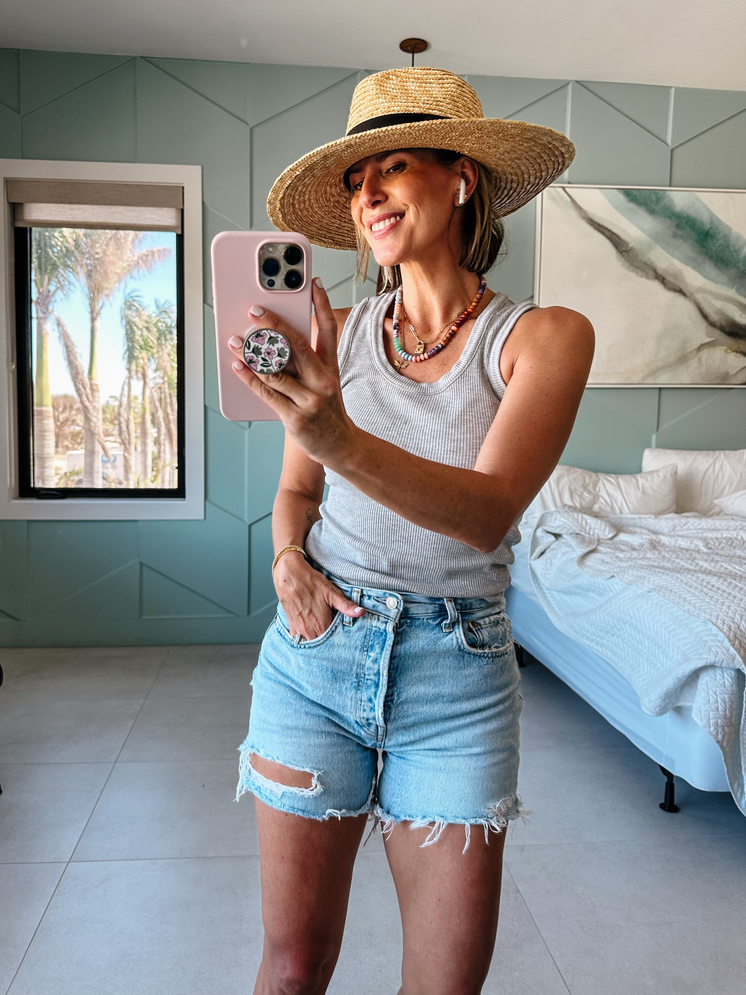 Easy vacation fit in my fav tank + cut offs ☀️

#LTKOver40 #LTKTravel #LTKFindsUnder100