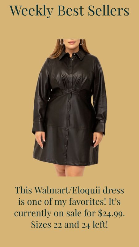 This Walmart/Eloquii dress is one of my favorites! It’s currently on sale for $24.99. Sizes 22 and 24 left!

#LTKplussize #LTKfindsunder50 #LTKsalealert