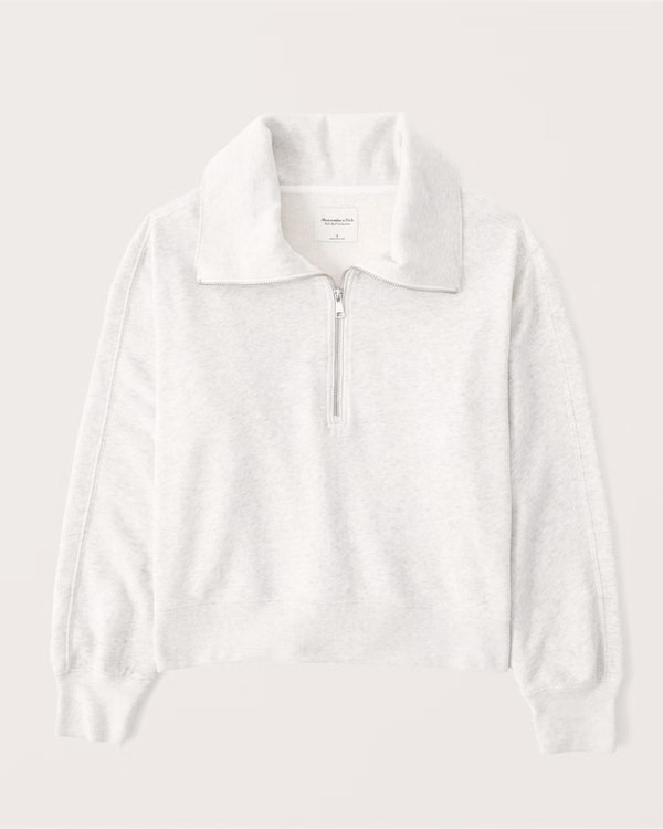 Drama Wedge Half-Zip | Abercrombie & Fitch (US)