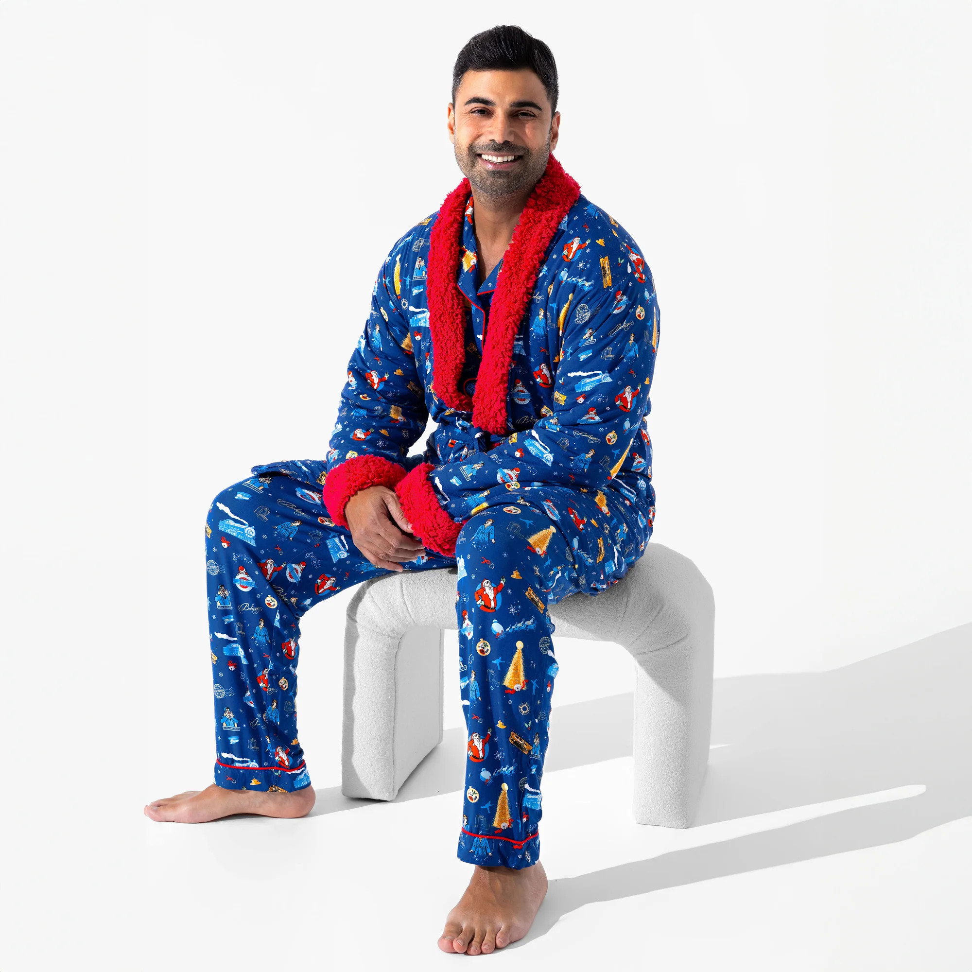 The Polar Express™ Bamboo Sherpa Adult Robe | Bellabu Bear