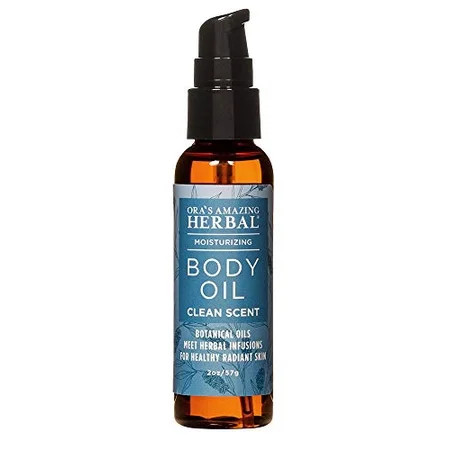 Natural Body Oil Skin Vegan Body with Pump Made With Organic Jojoba Apricot Oil Lemongrass Essential | Walmart (US)