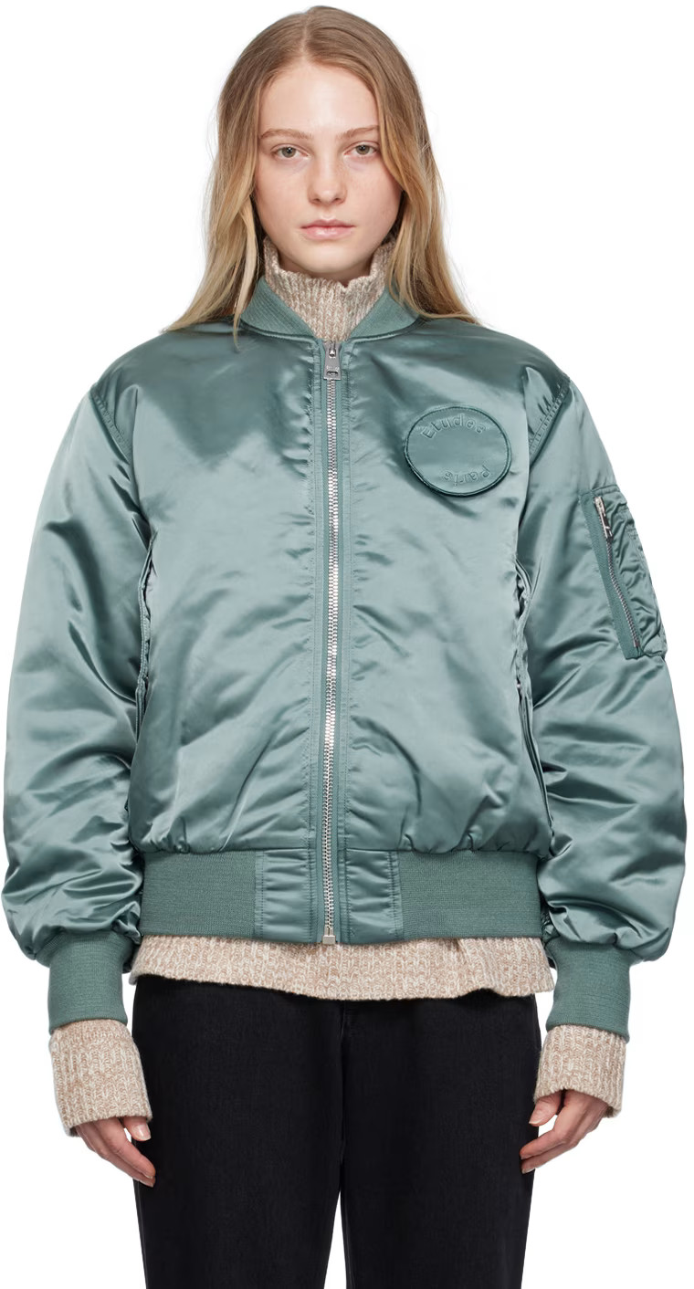 Blue Horizon Bomber Jacket | SSENSE