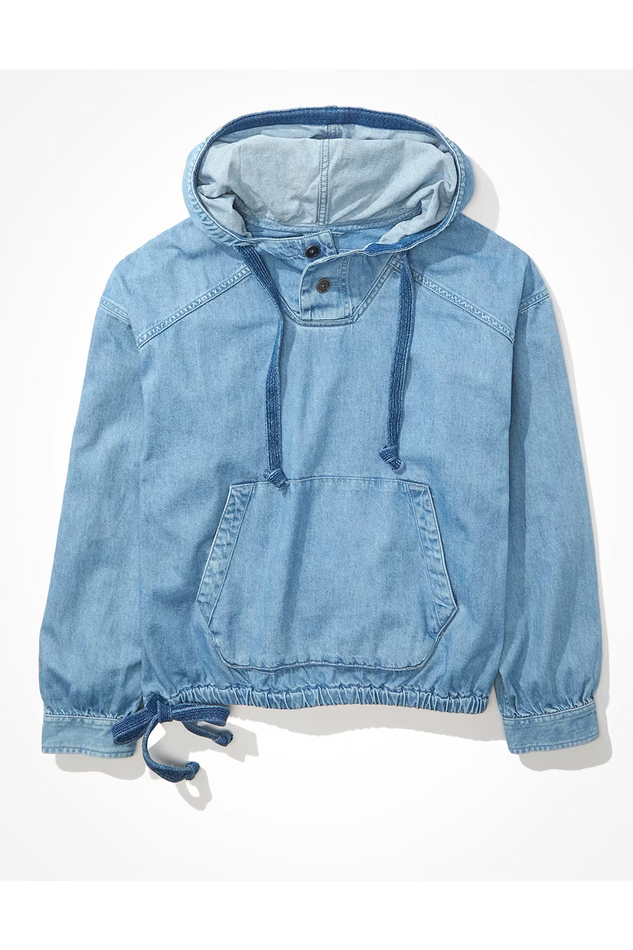 AE Oversized Military Shirt Hoodie | American Eagle Outfitters (US & CA)