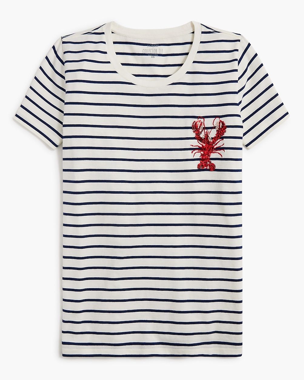 Lobster striped graphic tee | J.Crew Factory