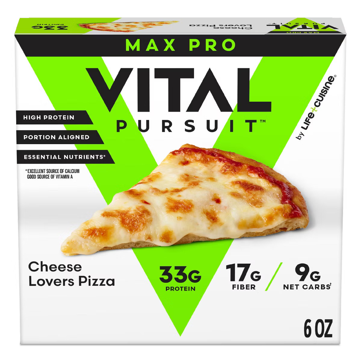 Vital Pursuit Frozen High Protein Cheese Lovers Thin Crust Pizza - 6oz | Target