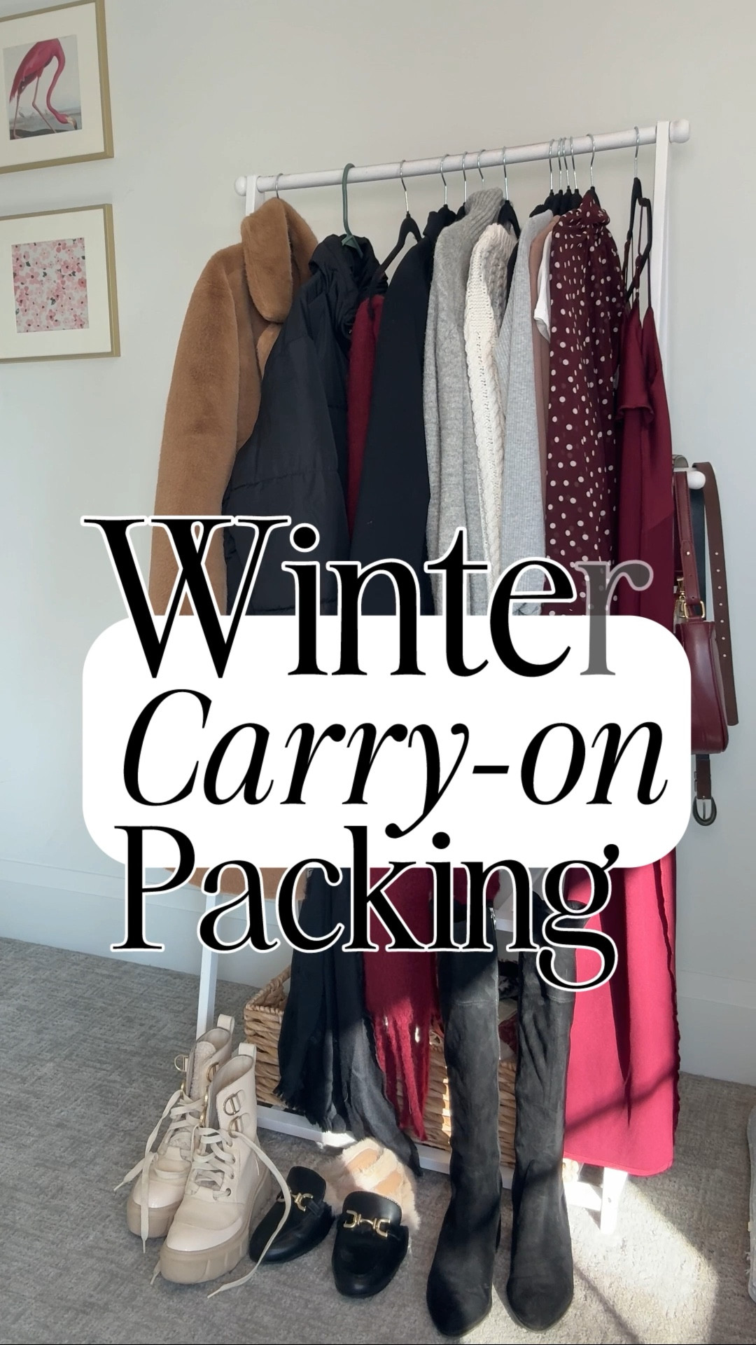 The easiest winter carryon packing list and you have 20 outfit combos!


Winter packing
Apres ski
Ski weekend
Switzerland packing list 


