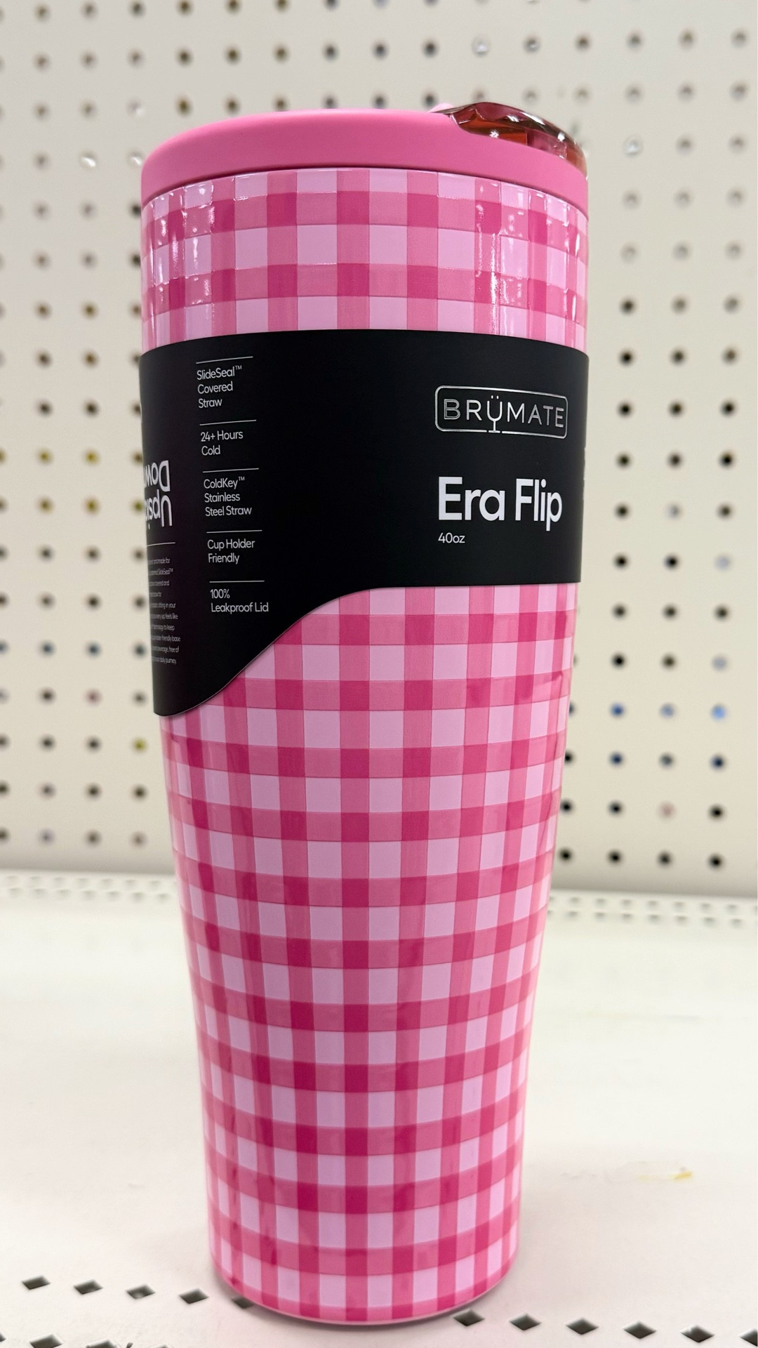 Pink Gingham 40oz Tumbler (Leakproof + ADHD Friendly 💖)

Run to your store - this WILL sell out! 

This cup is aggressively cute and actually functional… which feels rare 😅

I grabbed this 40oz tumbler because I needed something to keep my water cold all day (and let’s be honest… I’m way more likely to drink water if it’s in something this cute).

✔️ stays cold forever
✔️ doesn’t leak (huge for throwing in bags)
✔️ straw is covered so it doesn’t get gross
✔️ fits in my cup holder

Also… the pink gingham?? immediate serotonin boost 💖

#LTKHome #LTKmomlife #LTKActive