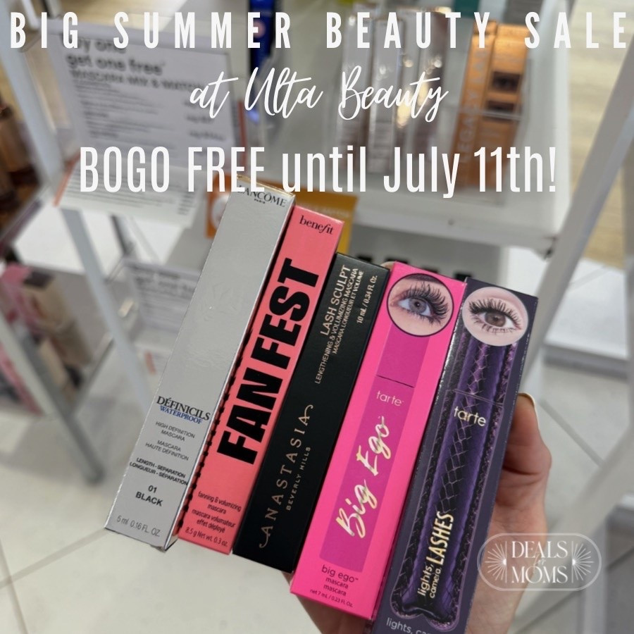#AD I can’t believe all these mascaras and more are BOGO FREE at Ulta Beauty this week during their Big Summer Beauty Sale! It’s rare to see this. Definitely a great time to stock up on your favorites and to grab new ones to try.  #Ulta #paidlink #UltaBeautyPartner @ultabeauty @shop.ltk #liketkit

#LTKselfcare #LTKgrwm #LTKSaleAlert