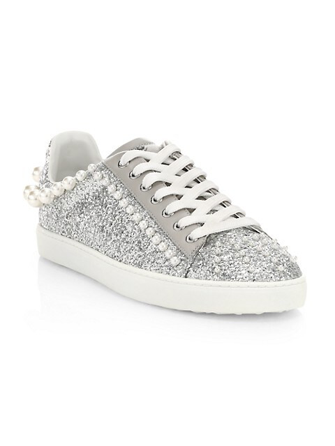 Goldie Glitter Embellished Sneakers | Saks Fifth Avenue