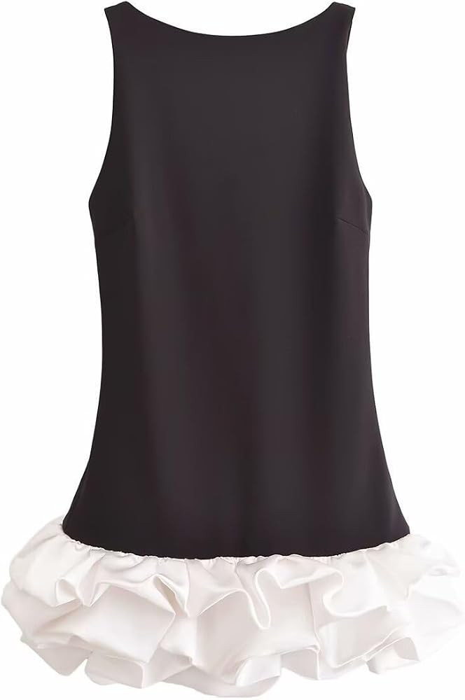RanRui sleeveless open back Slim Fit Bodycon floral Mini Dress | Amazon (US)