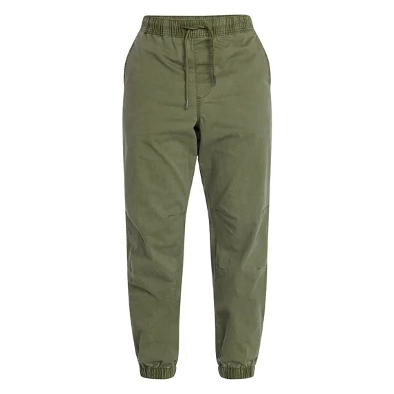 No Boundaries Men's Twill Jogger Pants XS-5XL | Walmart (US)