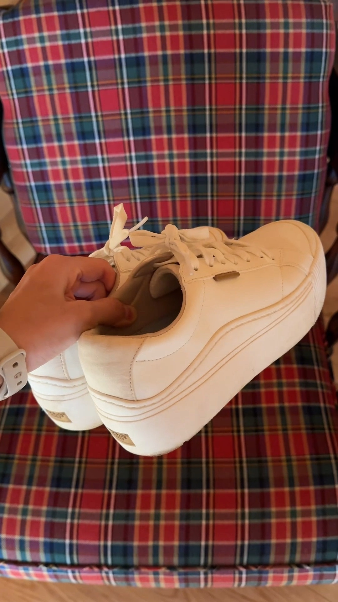 These are hands down my favorite white platform sneakers! 👟🤍 The Dr. Scholl’s Time Off Max Platform Sneaker is the perfect mix of comfort and chic — easy for everyday wear but still polished enough to elevate a casual outfit. ✨The 2.25” platform gives just the right amount of height without sacrificing comfort, and they now come in so many great color options! 🎄 Such a solid Christmas gift idea for anyone who loves stylish, walkable shoes. 🎁 Truly worth the hype!  #ChristmasGiftGuide #DrScholls #PlatformSneakers 

#LTKU #LTKSaleAlert #LTKGiftGuide