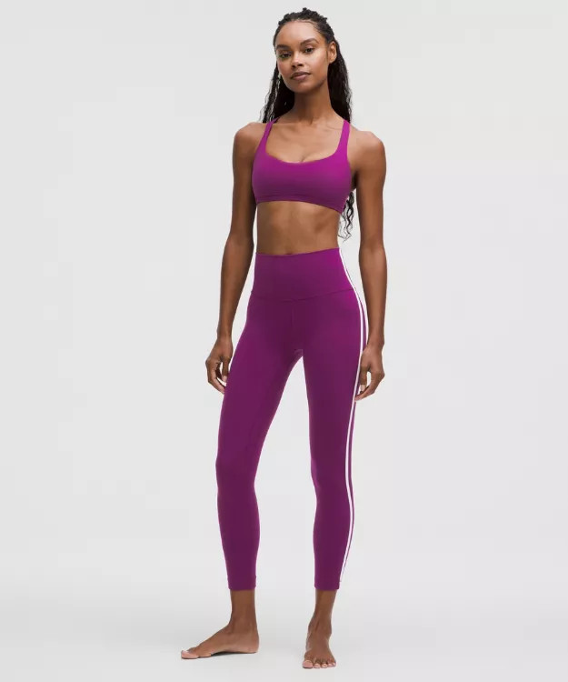lululemon Align™ High-Rise Side-Stripe Tight 25" | lululemon (AU)