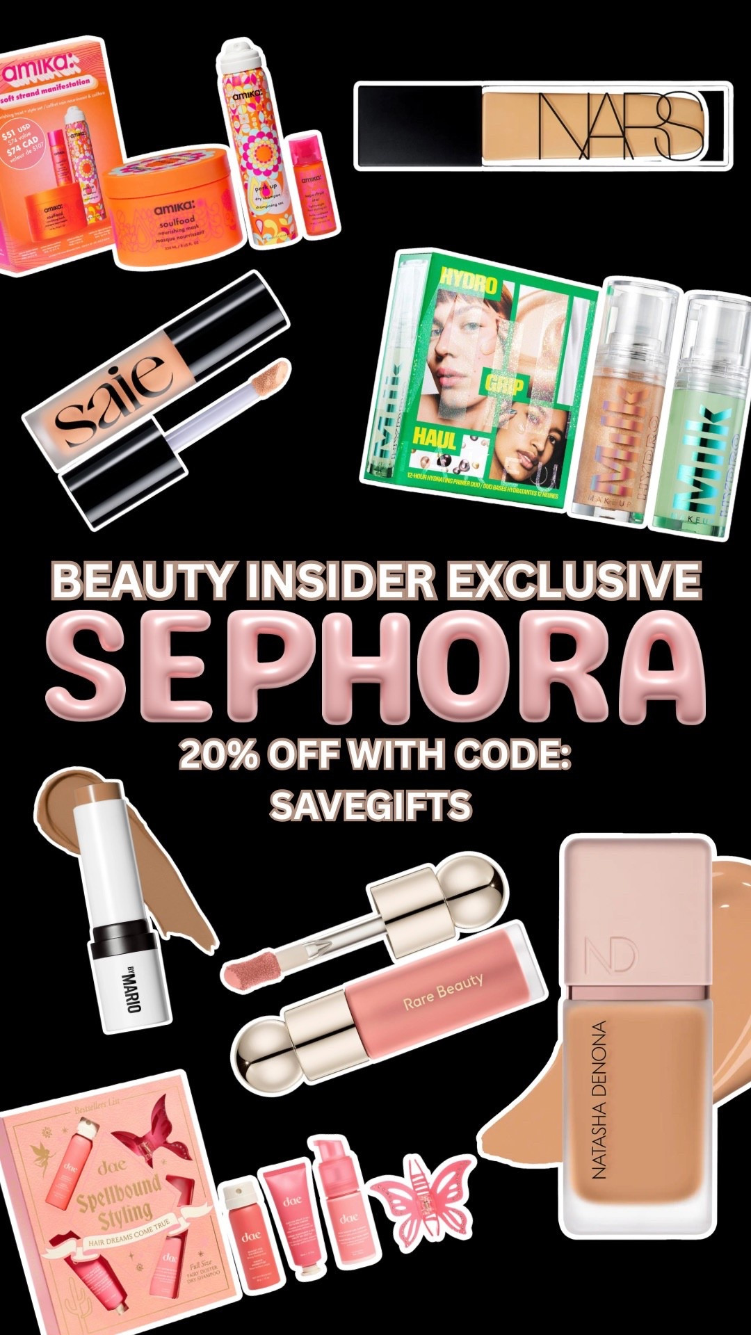 This exclusive sale is only until Sunday! Use code “SAVEGIFTS” to save 20% off!

*must a beauty insider*

#LTKBeauty #LTKGiftGuide #LTKHoliday