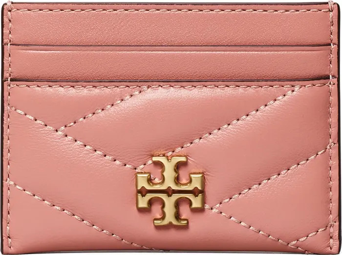 Kira Chevron Leather Card Case | Nordstrom