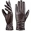 Dsane Womens Winter Genuine Sheepskin Leather Warm Gloves for Cold Weather | Amazon (US)