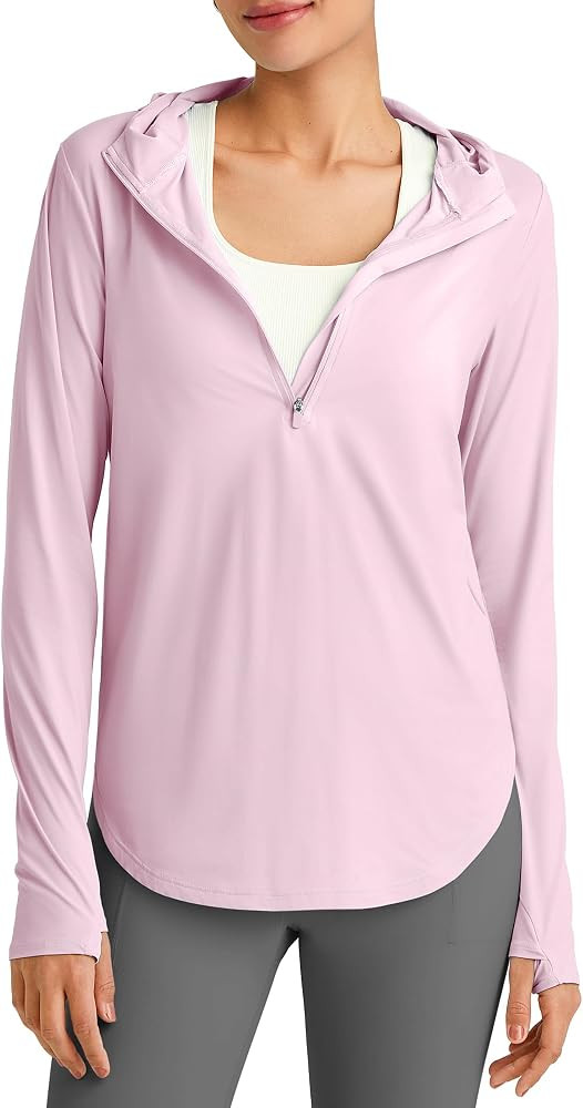 G4Free Skimetic Womens UPF 50+ Sun Shirts Athletic Hoodies Long Sleeve Tops | Amazon (US)