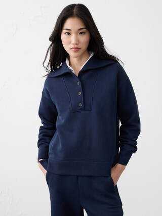 Oversized Scuba Sweatshirt | Banana Republic Factory