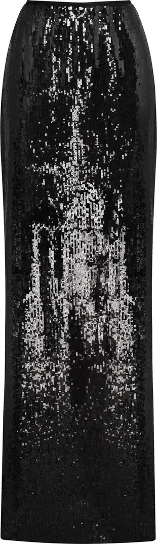 Dramatic fitted sequined maxi skirt | Nordstrom