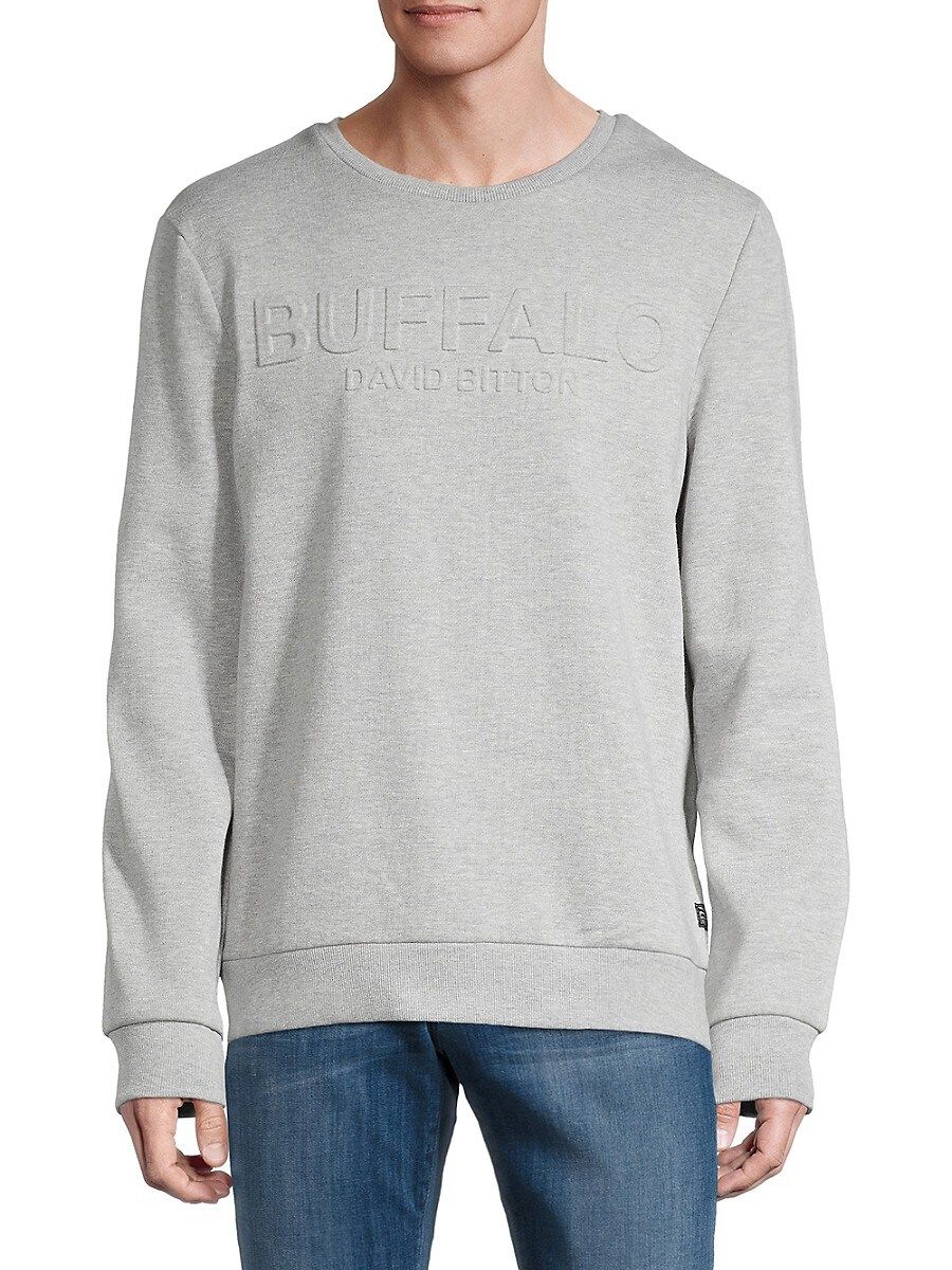 BUFFALO David Bitton Men's Finn Regular-Fit Sweatshirt - Grey - Size M | Saks Fifth Avenue OFF 5TH
