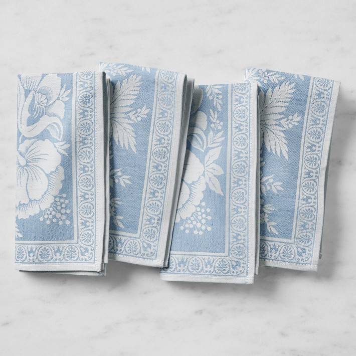 Vintage Floral Jacquard Napkins, Set of 4 | Williams-Sonoma