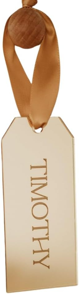 Stocking Name Tags - Personalized Wooden or Acrylic Christmas Stocking Tags - Custom Name Tags for Stockings, Gifts, and Table Settings - Modern Holiday Decoration | Amazon (US)