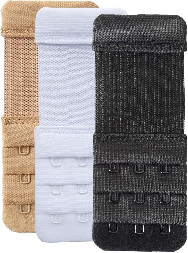 Women's Bra Extender 3 Hook / 2 Hook Bra Extension Strap Soft and Comfortable | Amazon (US)
