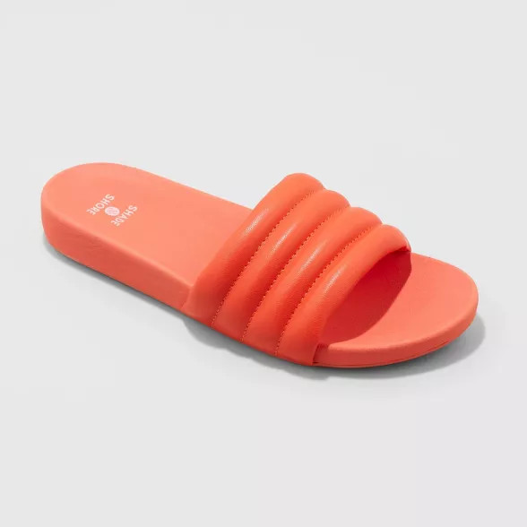 Women's Kendra Solid Slide Sandals - Shade & Shore™ | Target