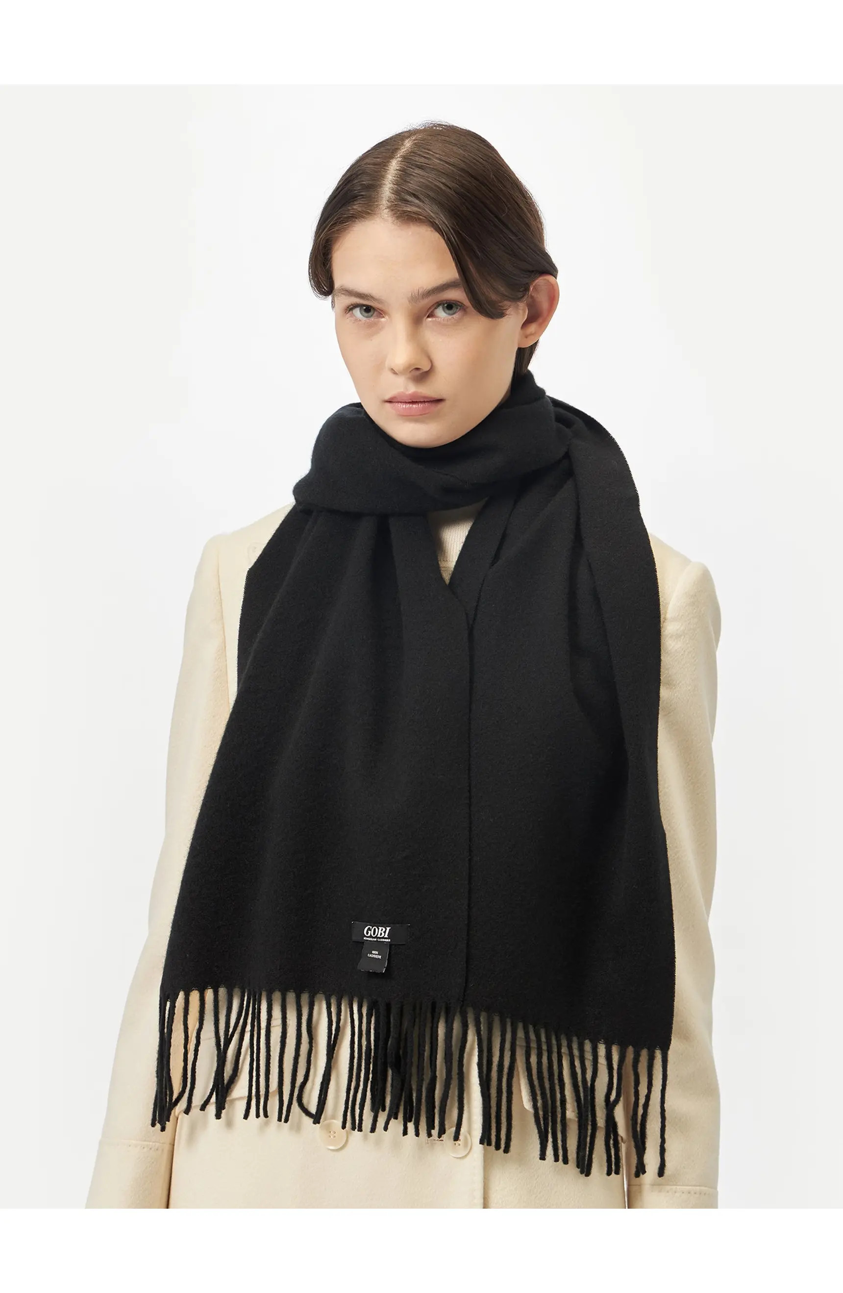Cashmere Fringed Scarf | Nordstrom