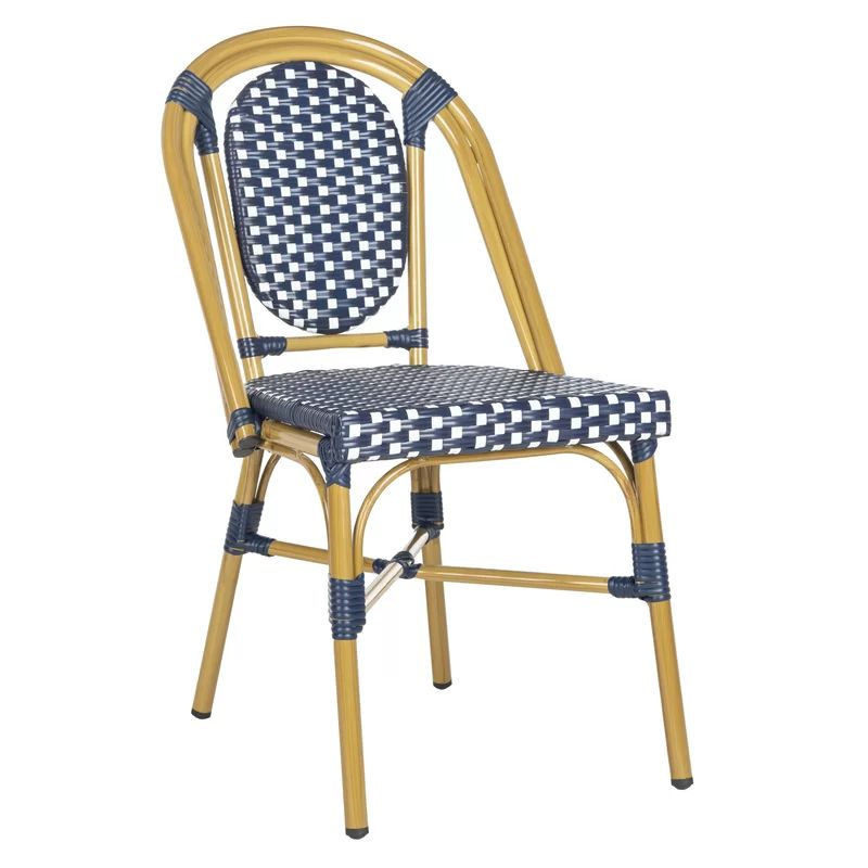 Armando Stacking Patio Dining Side Chair Set (Set of 2) | Wayfair North America