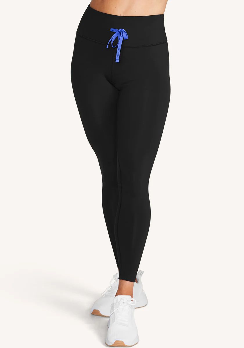 Precise And Charged High Rise Tie Front Legging | Peloton Apparel