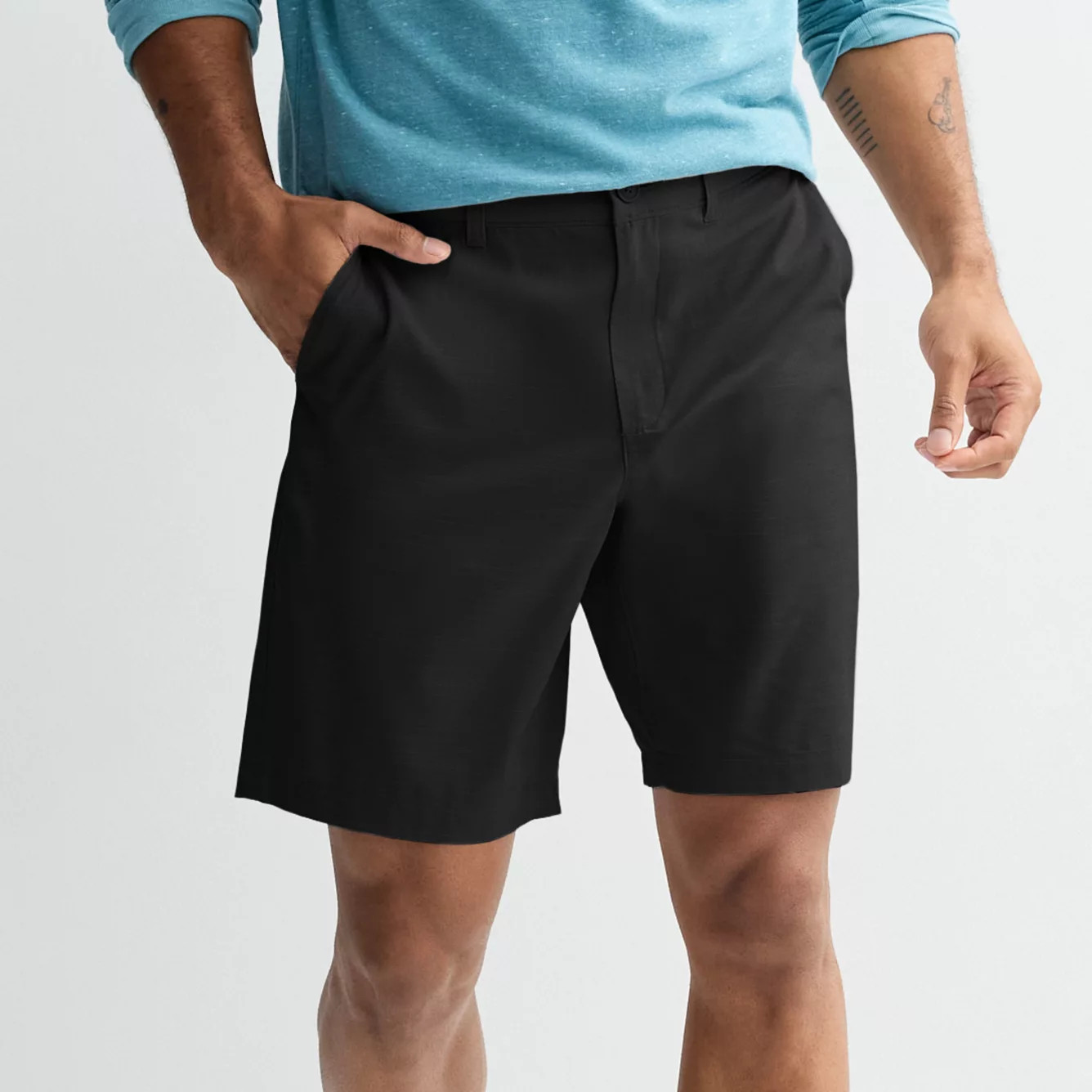 Men's Sonoma Goods For Life® 9-Inch Flexwear Performance Shorts, Size: 34 9 IN, Brown | Kohl's