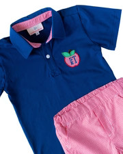 Apple Applique Shorts Set | Smockingbird Kids