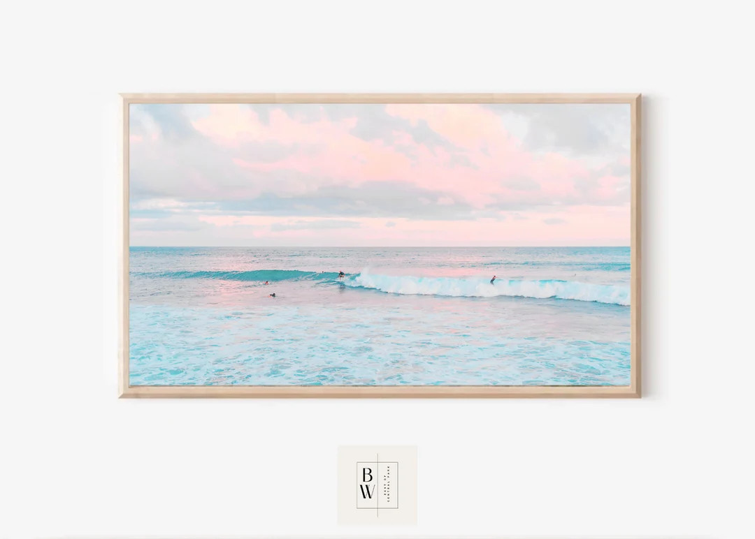 Samsung Frame TV Art | California Surfers | Coastal Art, Frame TV | Digital Download | Art for Sa... | Etsy (US)
