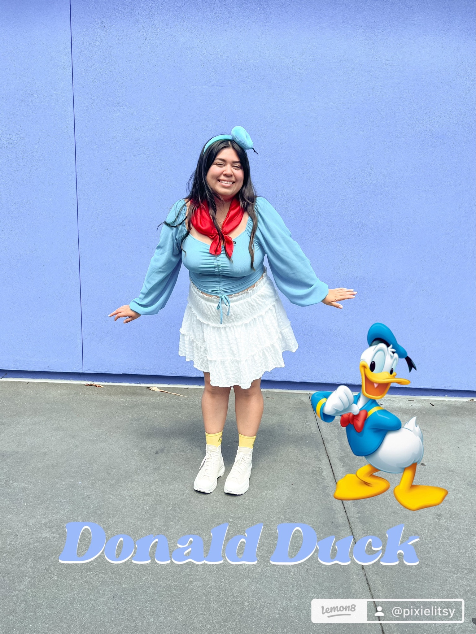 Donald Duck disney bound💙🤍

#LTKFind