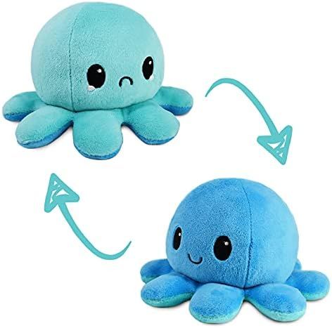 TeeTurtle | The Moody Reversible Octopus Plushie | Patented Design | Sensory Fidget Toy for Stress R | Amazon (US)