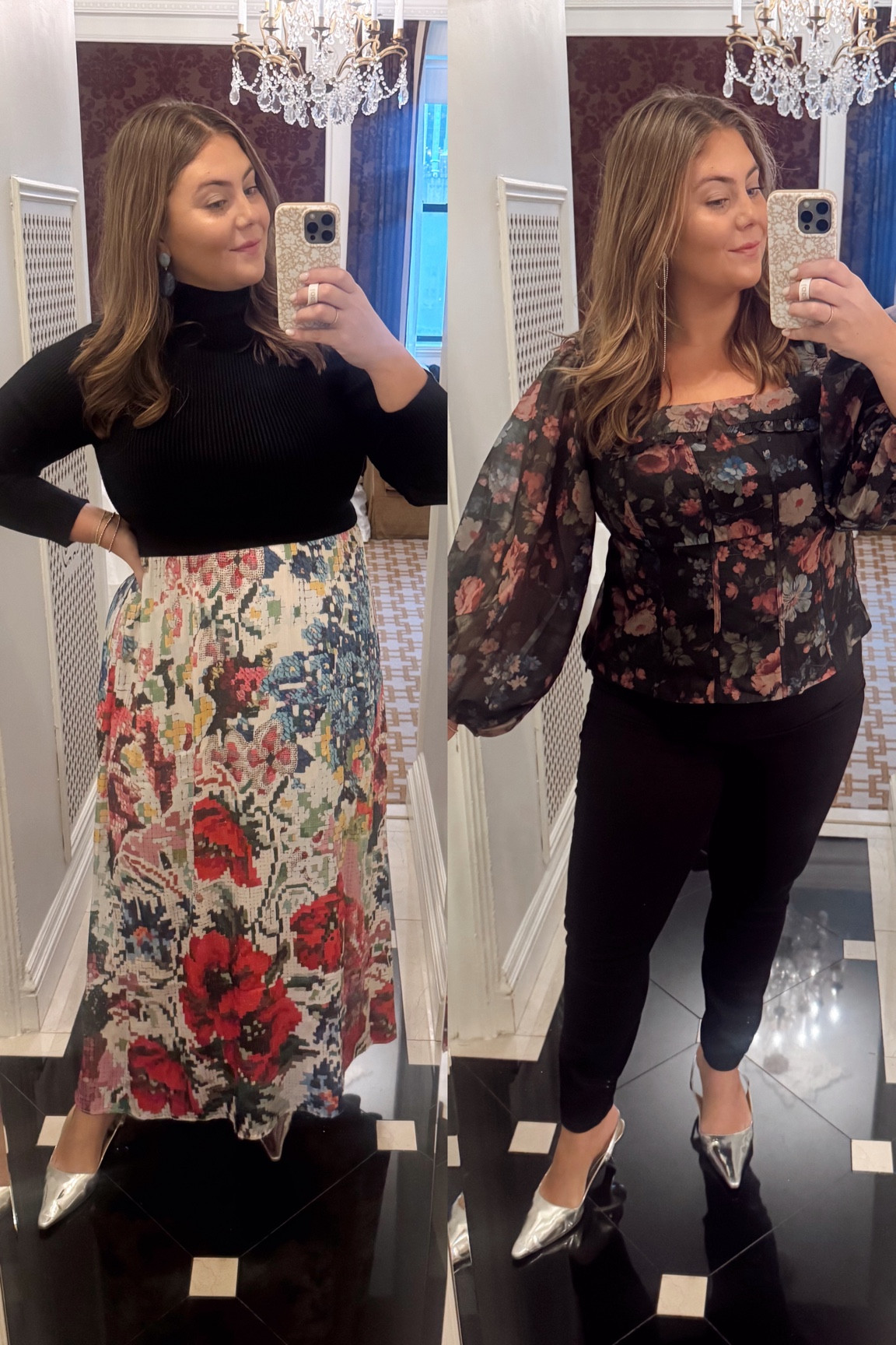This or that — which would you wear for date night in the city? Wearing size XL in dress, 1X in top, 16 in pants. Use CARALYN30 at Anthropologie through 11/24 for 30% off! 

#LTKStyleTip #LTKHoliday #LTKMidsize