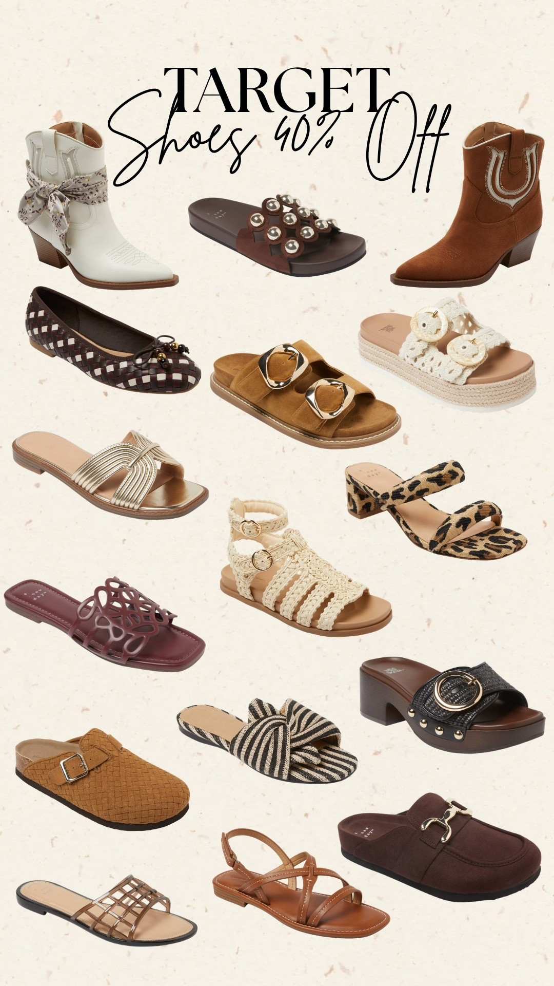 Target Circle Days 🎯 Right now you can get 40% off all women’s shoes, sandals and boots! Sale ends Friday 6/26.

#LTKSaleAlert #LTKootd #LTKSeasonal