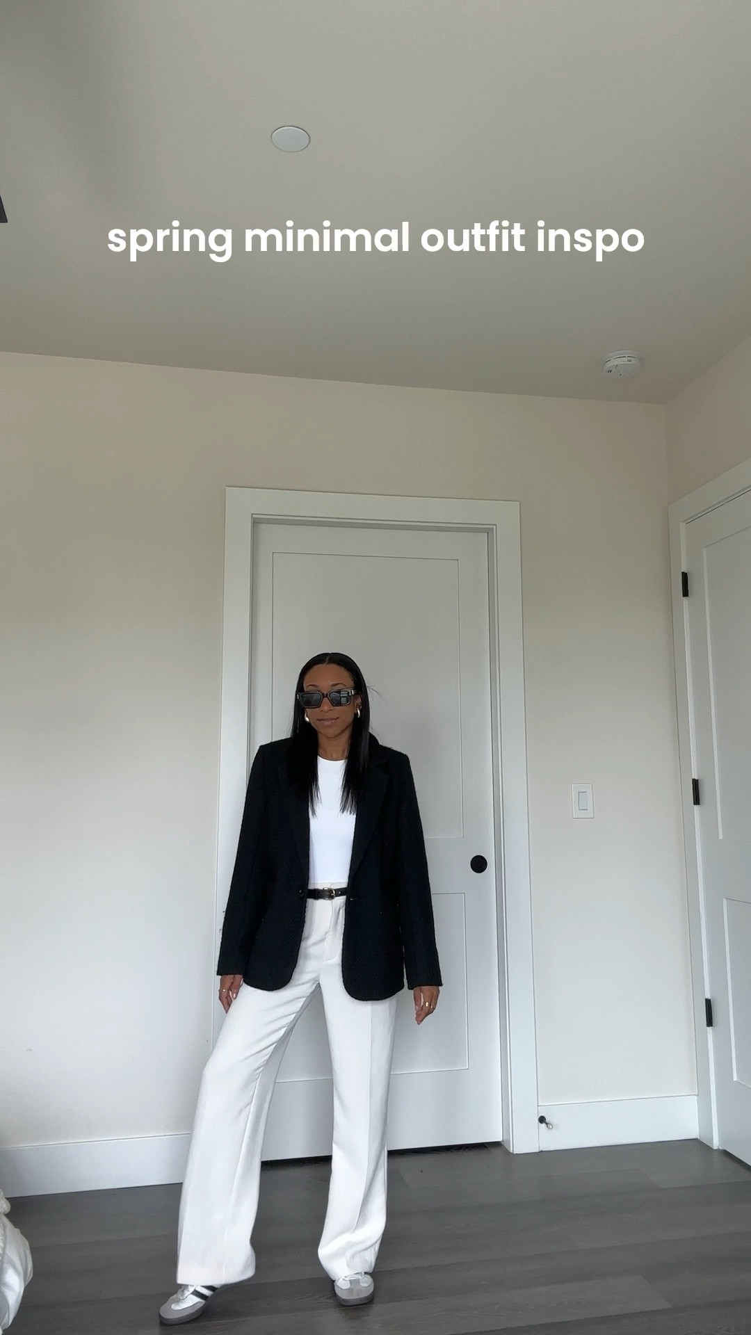 A white and black outfit is always classic. This outfit is minimal and effortless✨

#LTKPetite #LTKStyleTip #LTKWorkwear