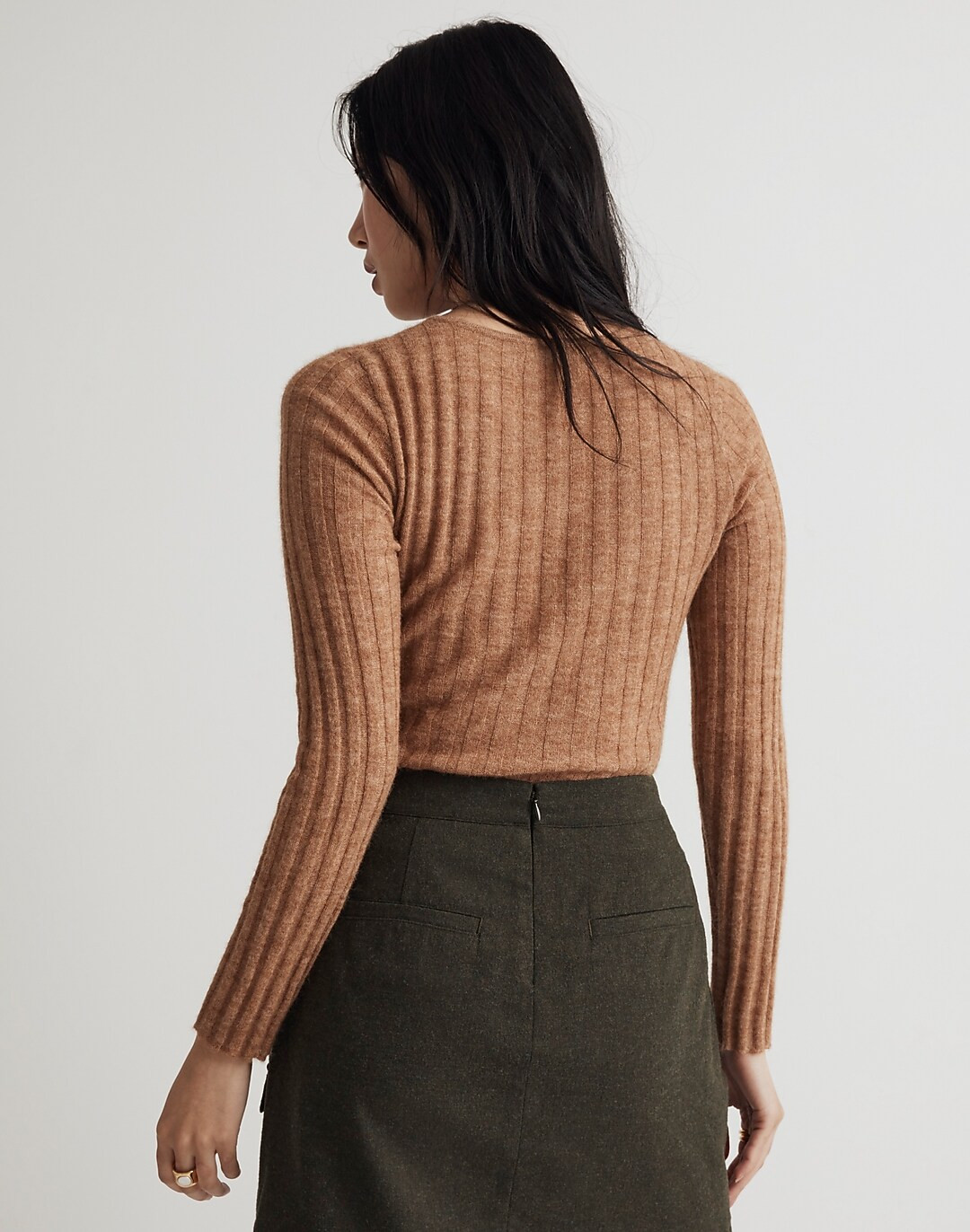 Alpaca-Blend Crewneck Sweater | Madewell