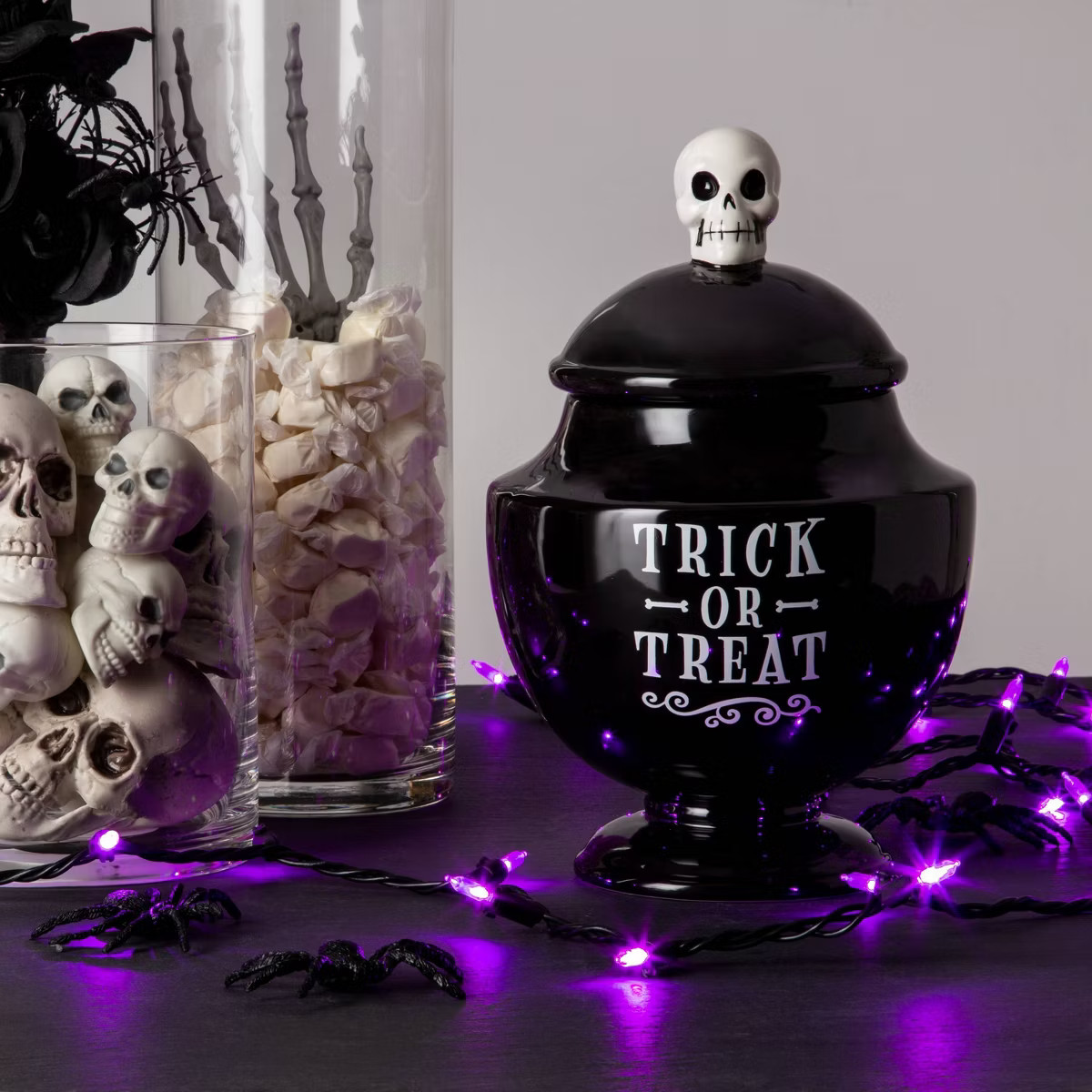 Trick or Treat Black Ceramic Halloween Cookie Jar - Hyde & EEK! Boutique™ | Target