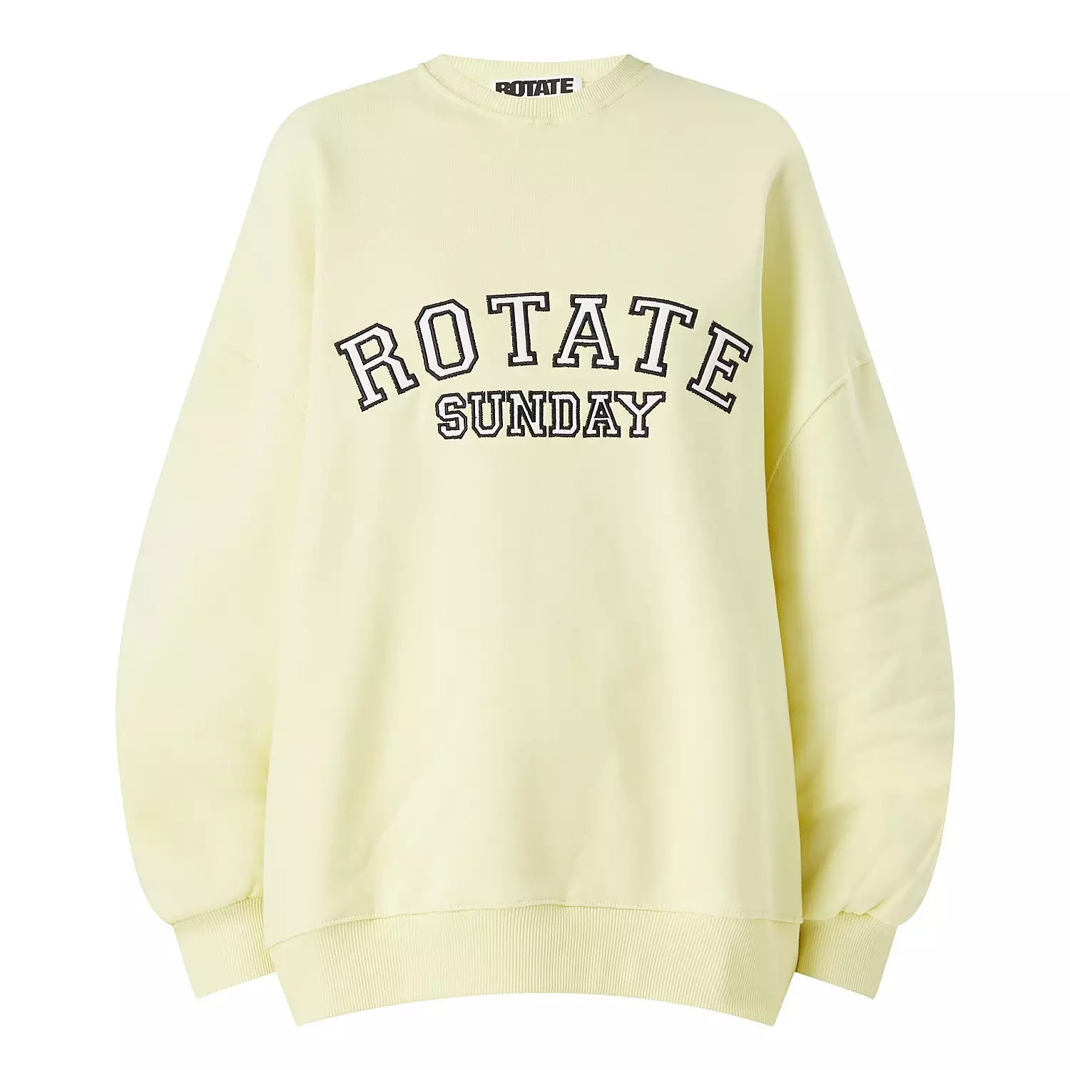 ROTATE SUNDAY Iris Logo Sweatshirt - Yellow | Brown Thomas (IE)