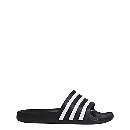 adidas Women's Adilette Aqua Slide Sandal, Core Black/White/Core Black, 7 | Amazon (US)