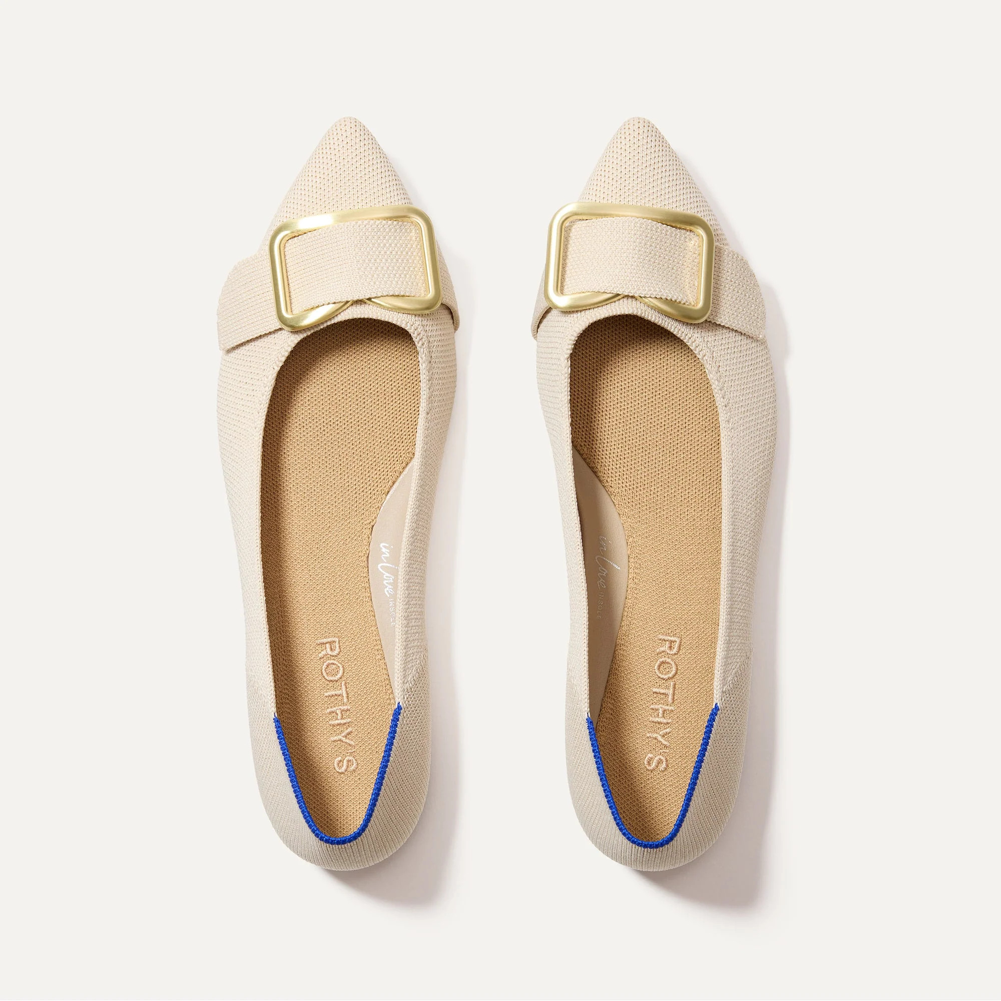 The Emblem Point II in Conch | Women's Flats | Rothy's | Rothy's