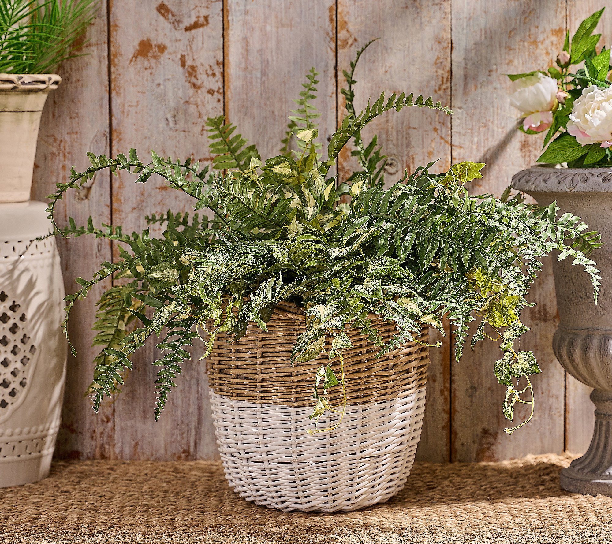 21 Mixed Fern Urn Filler by Valerie | QVC