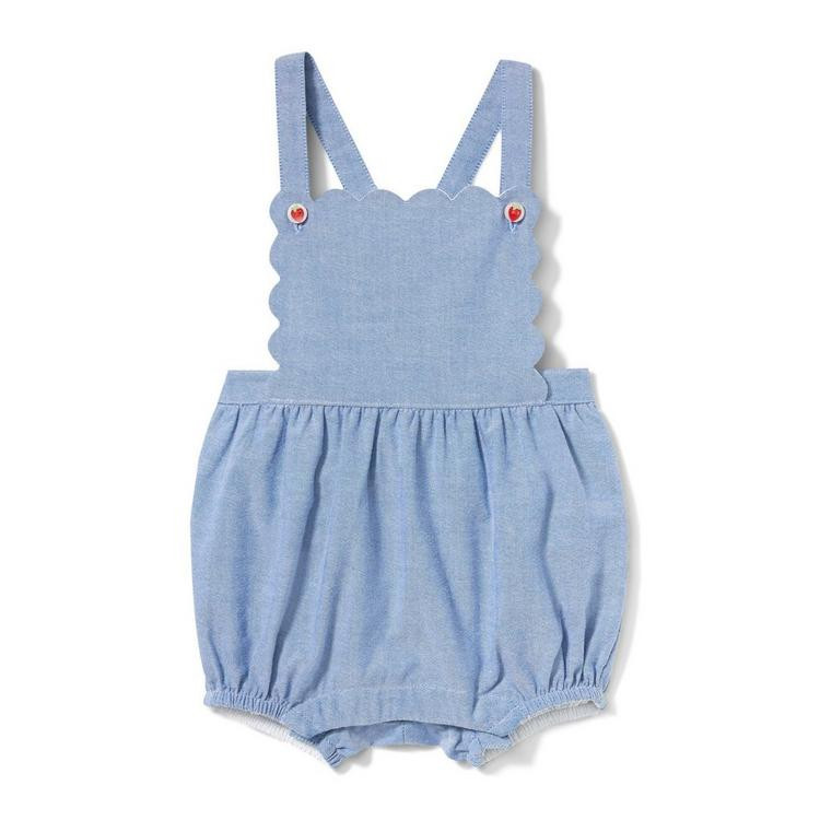 Baby Strawberry Button Romper | Janie and Jack