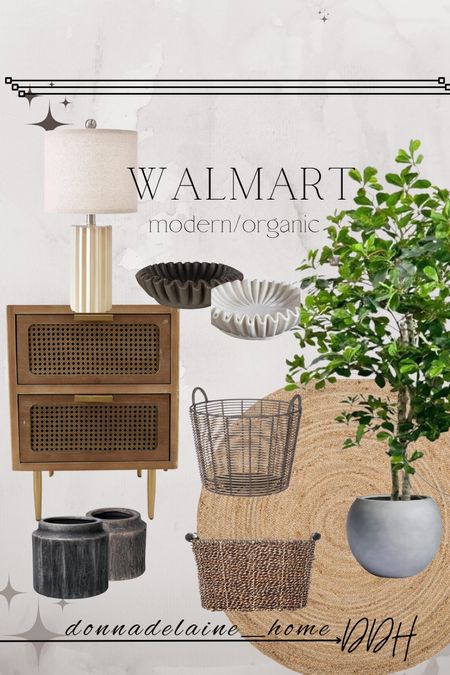 A few favorite picks for a modern organic and neutral home! Love this black olive tree! And the cute wood nightstand! 
Walmart finds, affordable home 

#LTKHome #LTKFindsUnder50 #LTKFindsUnder100