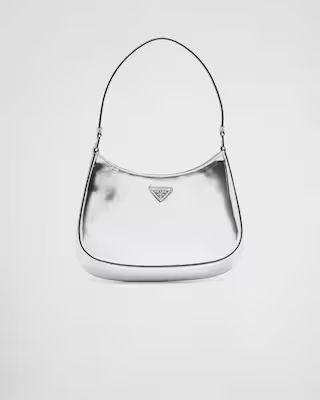 Prada Cleo brushed leather shoulder bag | Prada Spa US