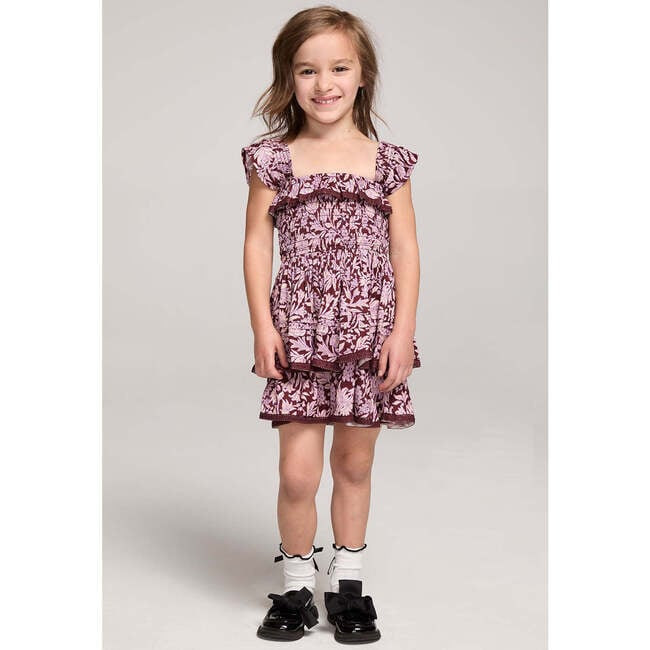 Saltwater Luxe | Norah Sangria Mini Dress (Multicolor, Size 2-3Y) | Maisonette | Maisonette